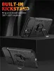 Slide-Kamera-Objektiv-Schutz-Telefonhüllen für iPhone 13 12 Mini 12 11 Pro Max Xs Xr 7 8 Plus Ring Kickstand Handy-Rückseite