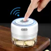 100/250ml Wireless Portable Electric Mini Food Chopper Garlic Cutter Vegetable Tools USB Charging Kitchen Gadgets 210317