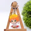 Keychains 100pcs/Lot Hundreds Of Styles Acrylic Keychain Anime Keyring High Quality Chibi Pendant Key Chain Accessories