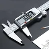 Precisão Vernier Caliper Aço Inoxidável LCD Ferramenta de Medição Digital de 6 polegadas 0-150mm 210922