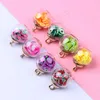 Korea schattige fruit plakjes glazen bal hanger bedels watermeloen druif diy oorbellen sleutelhanger sieraden maken bevindingen