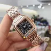 22mm Panthere WJPN0008 Fashion Lady Watches Swiss Quartz Womens Watch White Dial Rose Gold Two Tone Steel Armband SAPPHIRE WRISTW243U