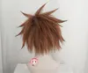 Партийные маски Game Kingdom Hearts III Sora Wigs короткие коричневые теплостойкие синтетические волосы косплей C196261N