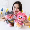 30CM Cartoon LaLafanfan Cafe Gelbe Ente Plüsch Spielzeug Gefüllte Weiche Kawaii Enten Puppe Tier Kissen Mädchen Neue Jahr geschenk für Kinder