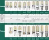 G9 G4 E14 E12 G5.3 G8 B15 Led Bulb Light 3014 24D 32D 57D 64D 81D 96D 104D 152D Corn Lights AC 220V 110V 12V Warm White Chandelier Bulbs for Home Lighting
