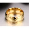 Vnox Men Ring Tungsten Jewelry Gold Color Custom Name Wedding Gift US size 7 8 9 10 11 12 13 211217