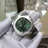 Super 3K Factory Watch Anniversary Commemorative Green Dial 3KF Automatisk Cal 324 Movement Date Classic Ultra Thin 5711 Crystal WR285V