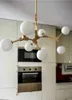 Modern Nordic Molecular Chandelier Pendant Lamps Living Room Decor Ceiling Lights Chandeliers Dining Hanging Lights Kitchen Island Luminaires