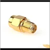 Conectores, enchufes Enchufes Aessories Suministros Componentes electrónicos Office School Business Industrial2Pcs Coaxial Rf Adapter Connector Sma F