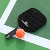 Table Tennis Raquets Pickleball Pague et boule Ensemble de panneaux de cornichon de surface de la fibre de carbone 2 palettes avec 4 balles