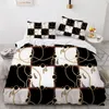 3D Bedding Sets Geometric Baroque Duvet Quilt Cover Set Comforter Bed Linen Pillowcase King Queen Full 265x230cm Home Texitle 210319