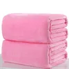 50pcs Warm Flannel Fleece Soft Blankets Solid Plush Winter Summer Throw Blanket for Bed Sofa DH0426