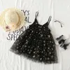 BabyInstar Zomer Merk Kinderjurken voor Meisjes Boutique Star Sequin The Jurk Kinderkleding Tutu Baby Meisjes Kleding Q0716