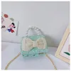 Children's Mini Purse 2021 Cute Kids Shiny Purses and Handbags Mini Bow Crossbody Kawaii Little Girl Party Hand Bags Tote