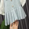 女の子のドレスのためのウェディングパーティーのための子供たちの王女の人魚のドレスレースAラインの子供たちの服4-9y Q0716