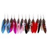 Creative Wings Shape Dangle & Chandelier Earrings Fashion Beaded Tassel Fake Feather Decor Drop Earring Jewelry Accessories