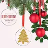 DHL 3Inch Transparant Clear Cirkel Kerst Hangtag DIY Lege Ronde Acryl Kerstboom Ornamenten Hanger FY3471 1019