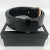 Womens Heren Lederen Zwarte Riemen Vrouwen Snake Grote Gouden Gesp Mannen Klassieke Casual Parel Riem Ceinture Wit Box263j