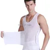 Hommes Body Shapers Hommes Compression Chemises Abs Gilet Corset Crochet Hommes Shaper Abdomen Réduisant Shapewear Taille Formateur Contrôle Du Ventre