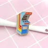 Game console quotARCARD GAME OVERquot special pins cartoon ornament brooch video play childhood lapel badge creative6906015