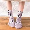 Mulheres Moda Meias Animais Amor Me Médio Médio Primavera Primavera Outono Lady Love Coração Printing Socks Sports 2 98JS G2