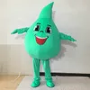 Halloween geel waterdruppel mascotte kostuum hoge kwaliteit cartoon anime thema karakter kerst carnaval kostuums volwassenen maat verjaardagsfeestje outdoor outfit