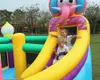 Heureux enfants jouets aire de jeux sautant toboggan videur Combo gonflable maison de rebond gonflable à vendre 4128324
