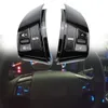 Pianoforte a 6 tasti nero per Hyundai Elantra 2008-2010 interruttore multifunzione pulsante volante volume audio controllo musica retroilluminazione blu con Bluetooth