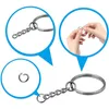 Keychains 200 Pieces Of Separate Key Ring With Chain And Jump In Bulk Suitable For DIY Crafts 1 Inch Miri22