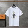 品質デザイナー 2023 夏メンズ tシャツ トップス tシャツ高級男性と女性の綿ラウンドネック Tシャツルーズカップルシンプルな文字ヒップホップ半袖 S-5XL