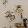 Hooks Rails Creative Storage Vase Trade Wall Hanging Rack Living Room Decoratieve plank Iron Art Key Hook Office Home Accessory 2022