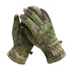 Paintball Airsoft Shooting Hunting Tactical Camouflage SoftShell Gloves Camo Outdoor Sports Motocycle Cycling Gloves Full Finger No08-001