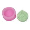 Sabão artesanal DIY Silicone Lotus Pattern Soap DIY Fazer ferramentas RRE12956
