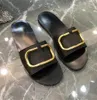 Nouvelles sandales décontractées pour femmes de haute qualité en cuir pantoufles de plage femme chaussures de gelée transparentes tongs à boucle en métal sandale CS17457