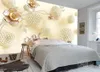 カスタム壁紙3D壁画ボールパペルデパーテヨーロッパの高級ジュエリー白鳥の壁紙ホームの装飾