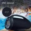 Outdoor Bluetooth-Lautsprecher Boombox IPX7 Wasserdichte Wireless 3D HiFi Bass Freisprecheinrichtung Tragbare Musik Sound Stereo Subwoofer mit Einzelhandelskasten