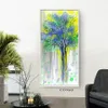 100% peint à la main peinture abstraite arbre de vie moderne toile peinture à l'huile décor à la maison mur Art C 0768