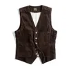 Maden Vintage Gilets En Velours Côtelé Pour Hommes Casual Vêtements De Travail Français Champ De Chasse Gilet Cordons Extérieur Manteaux Vêtements Pour Hommes 210923