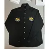 メンズティーブラウスカジュアルジャケットシャツブレスト長袖Tシャツ22ssファッションティーカジュアルトップクラシックプリントサイズS-XL