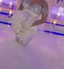 Mermiad Wedding Off-the-ombro Vestidos quentes vendendo novos trens Crystal Rhinestone Tulle Vestidos de noiva Vestido de Noiva