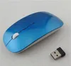 Новый стиль Candy Color Ultra Thin Thin Wireless Mice мышь и приемник 2.4G USB Оптический красочный Специальный Предложение Компьютерные Mouses Бесплатный DHL DHL