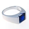 100 925 Sterling Silver Men Ring Genuine Tanzanite CZ Ring Wedding Jewelry Engagement Rings Men and Women Size 567891011 2176272568422318