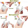 BENTOPAL - Automatic Cat Toys with Feather and Jingle Bell USB-C LED Lights Indoor Smart Interactive Pet Toys Cat Funny Toys 211122
