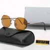 2021 Luksusowe okulary przeciwsłoneczne najwyższej jakości dla mężczyzn Women Universal Fashion Fashion Heksagon Frame Summer Sun Classes Designer Whole Hig2728