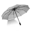 Parapluie automatique pliant résistant au vent pour femmes, grands parapluies de pluie coupe-vent pour hommes, Parasol 10K
