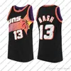 Профессиональные мужчины Devin 1 Hoke Jersey Charles 34 Barkley Steve 13 Nash Deandre 22 Ayton Black City Долина Размер S-2XL