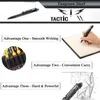 التنغستن الصلب العسكرية التكتيكية القلم بقاء multitool حالات الطوارئ الزجاج قواطع أقلام الكتابة لوازم الكتابة الحبر الأسود WJ111