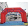 Outdoor reclame boog opblaasbare tent w5.5xh3.5m met aangepaste afdrukken en blower