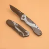 Ruko Survival Folding Kniv 3CR13mov Half Serrated Blade Aluminium Alloy + Kolfiberhandtag EDC Pocket Knives med Retail Box