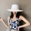 Fashion Summer Letter M Decor Paper Straw Jazz Men Women Women Wide Brim Hats Sun Sun Beach Travel Cap252w